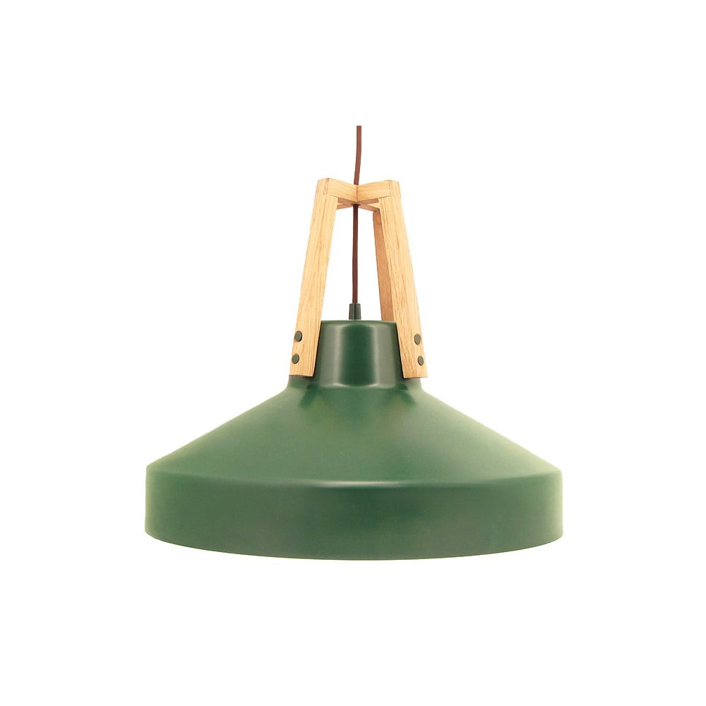 Zielona lampa wisząca Loft You Work, 44 cm