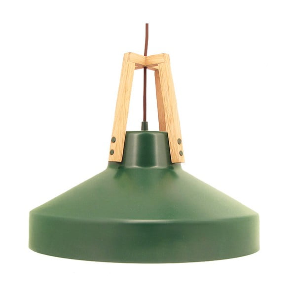 Zielona lampa wisząca Loft You Work, 44 cm