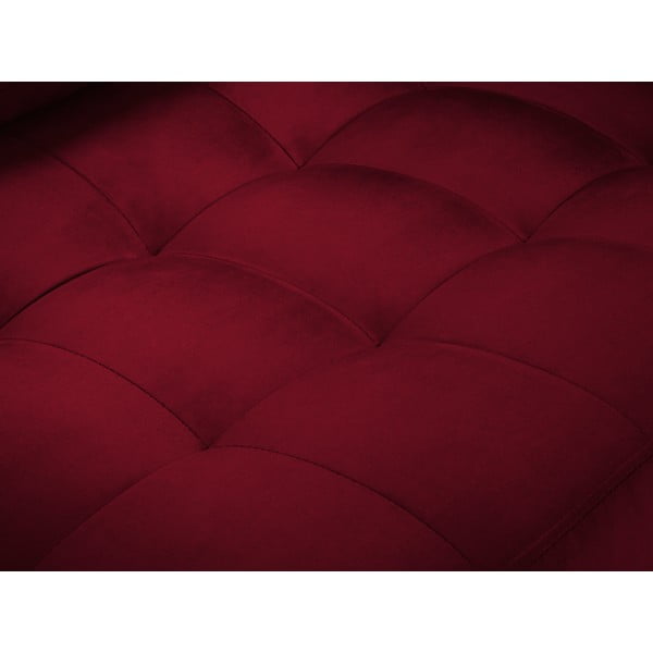 Czerwona aksamitna sofa Milo Casa Santo, 219 cm-image-1