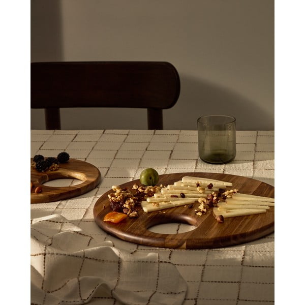 Drewniana deska do serwowania ø 30,5 cm Klot – Kave Home-image-2