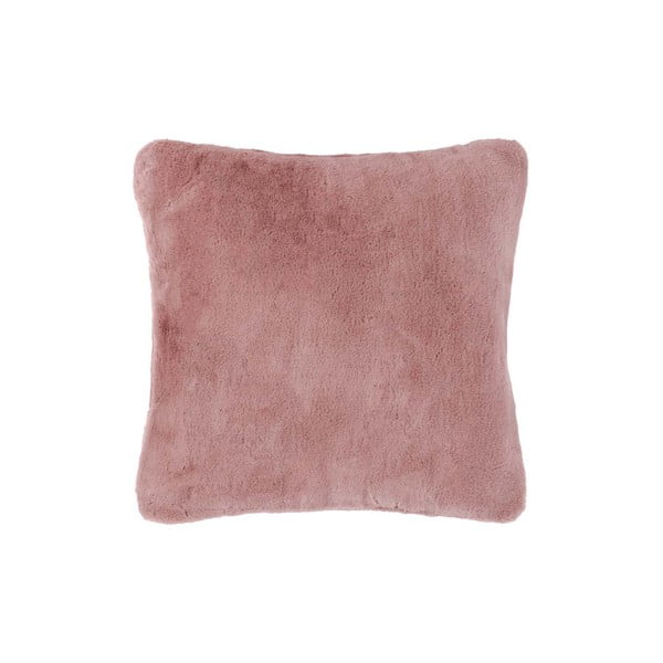 Różowa poduszka Tiseco Home Studio Rabbit, 45x45 cm