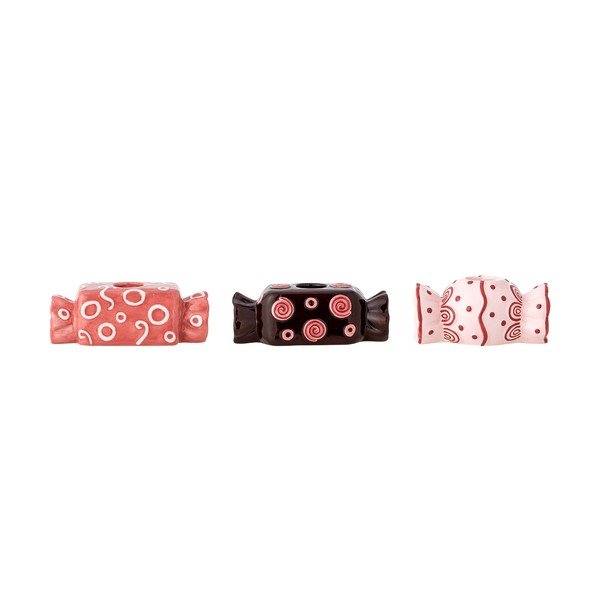 Ceramiczne świeczniki zestaw 3 szt. Maiano – Bloomingville