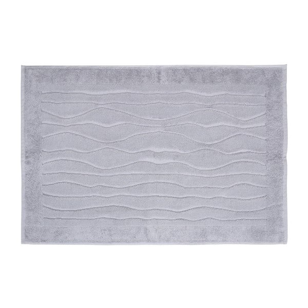 Jasnoniebieski ręcznik z bawełny Wave, 50x80 cm