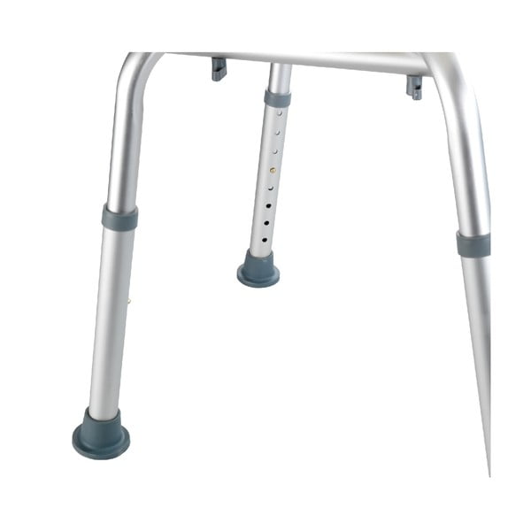 Taboret z oparciem pod prysznic Wenko Stool With Back, 54x49 cm-image-1