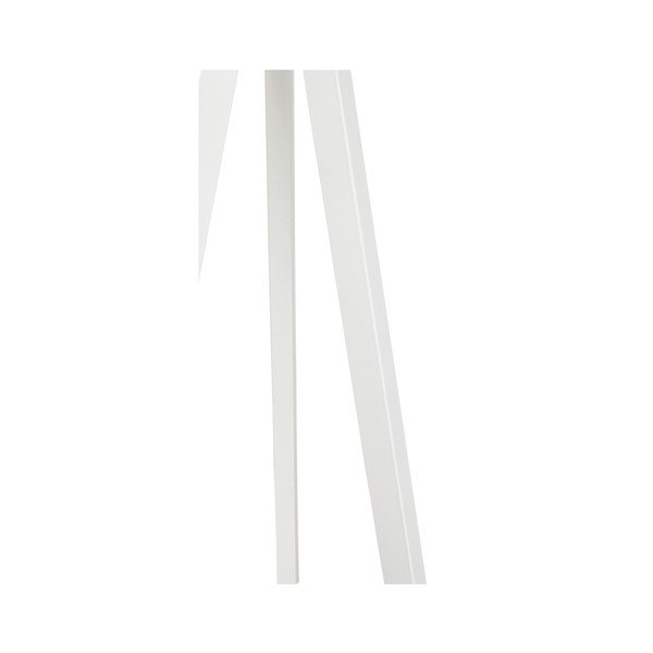Lampa stojąca z biała konstrukcją i szarym abażurem Kokoon Trivet-image-1