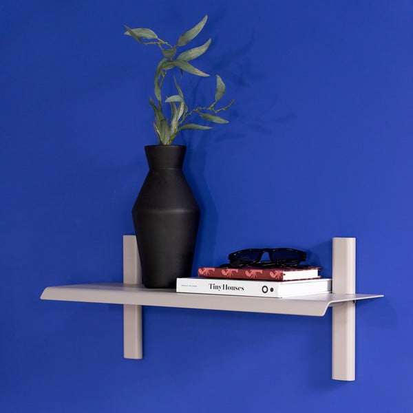 Szarobrązowa metalowa półka 60 cm Hola – Spinder Design-image-1