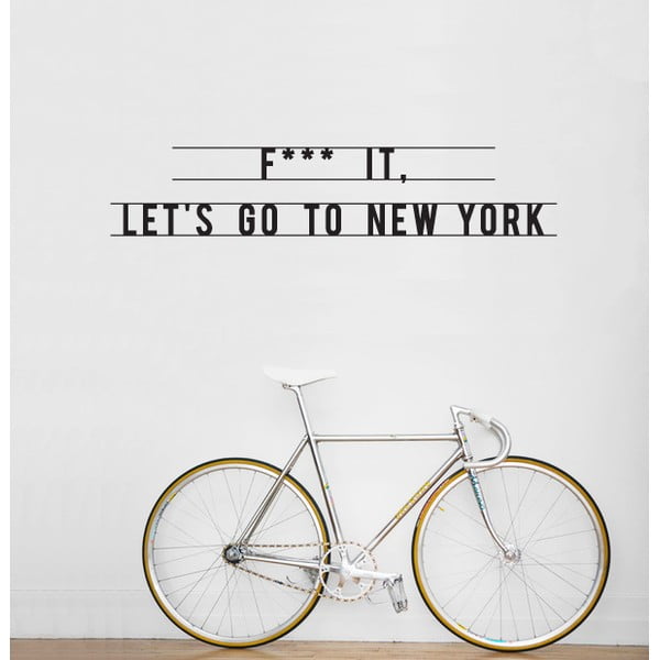 Naklejka Let's Go To New York