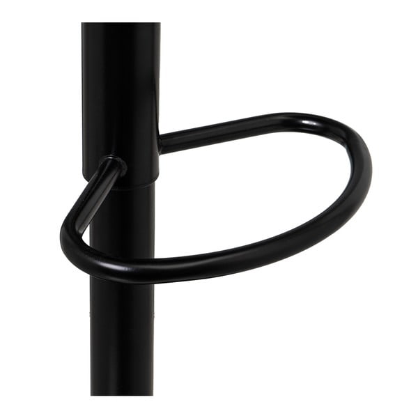 Czarne hokery z imitacji skóry z regulowaną wysokością zestaw 2 szt. (wysokość siedziska 56,5 cm) – Casa Selección-image-2