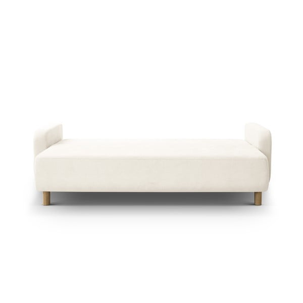 Kremowa rozkładana sofa ze schowkiem 231 cm Elen – Micadoni -image-3