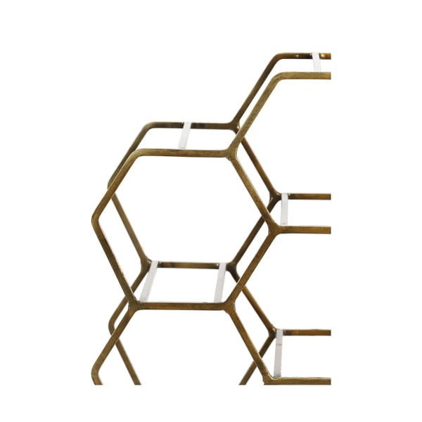 Metalowy regał na wino w kolorze brązu na 12 butelek Salbris – Light & Living-image-4