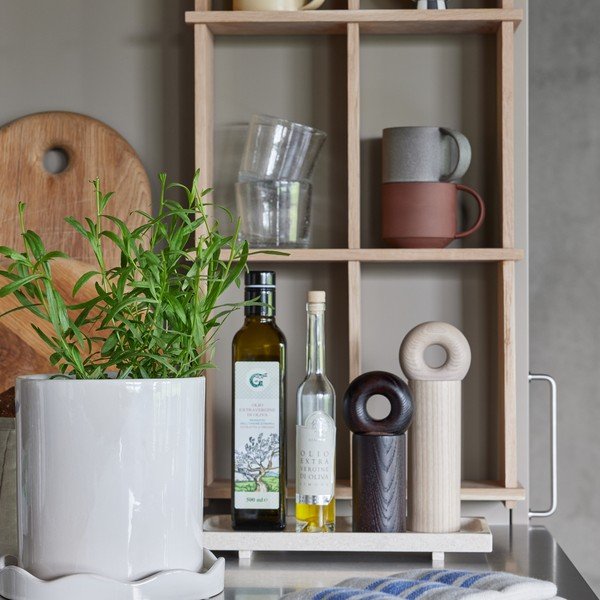 Kamionkowa ręcznie wykonana osłonka na doniczkę ø 16,5 cm Nami – OYOY Living Design-image-1