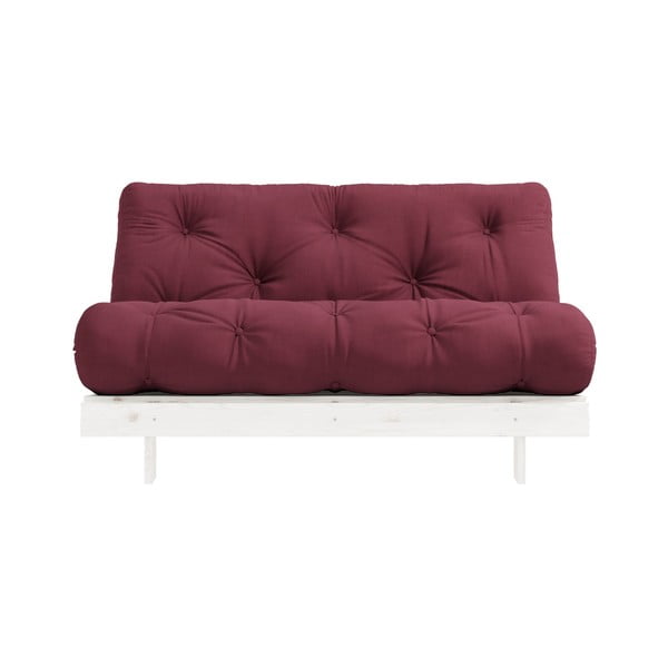Sofa rozkładana Karup Design Roots White/Bordeaux-image-3