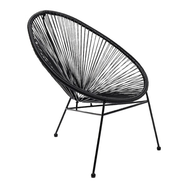 Czarne krzesło Kare Design Spaghetti Black