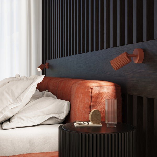 Ceglasta lampa punktowa 8x16 cm Gleam – Sollux-image-3