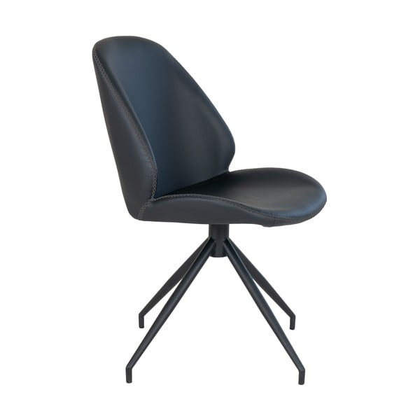 Czarne krzesła zestaw 2 szt. Monte – House Nordic-image-2