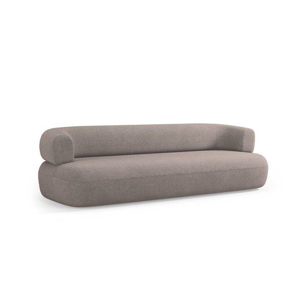 Jasnobrązowa sofa z materiału bouclé 200 cm Jenny – Micadoni -image-2