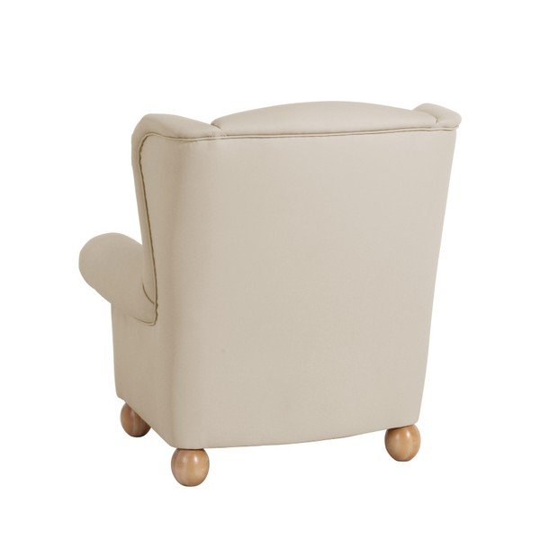 Beżowy fotel uszak Max Winzer Monarch Beige-image-1