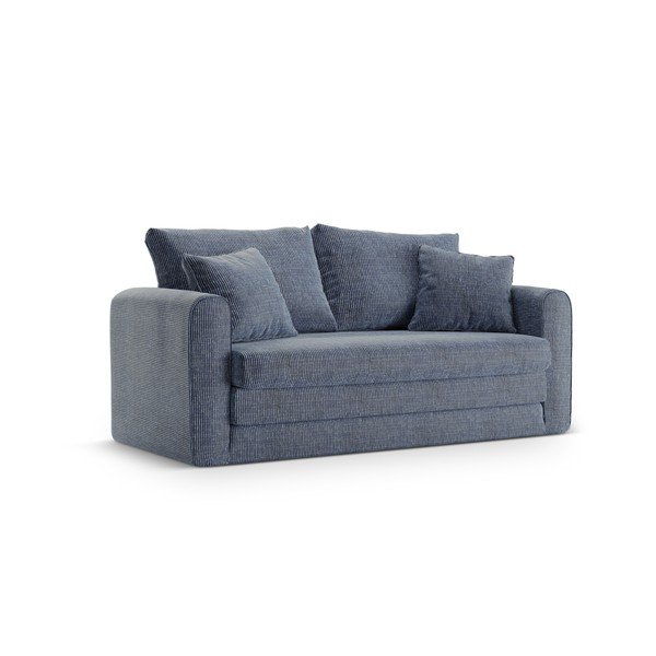 Szaroniebieska rozkładana sofa 158 cm Lido – Micadoni 