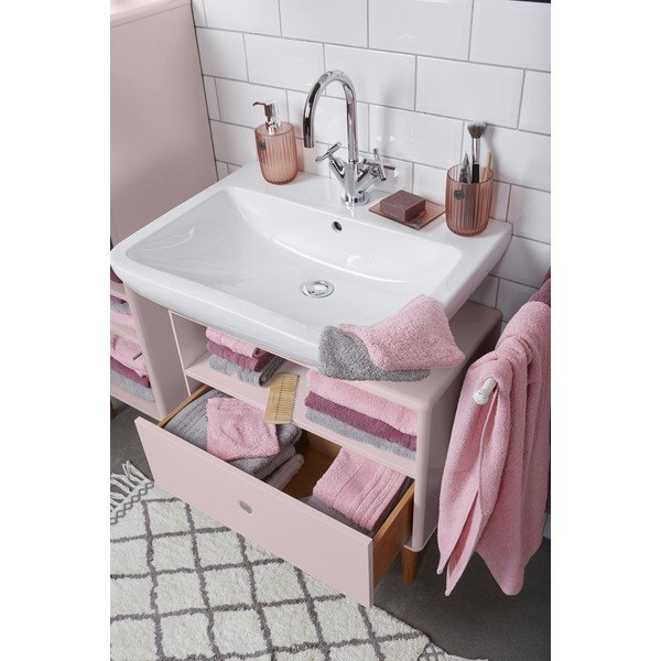 Różowa szafka pod umywalkę 66x45 cm Color Bath – Tom Tailor-image-1
