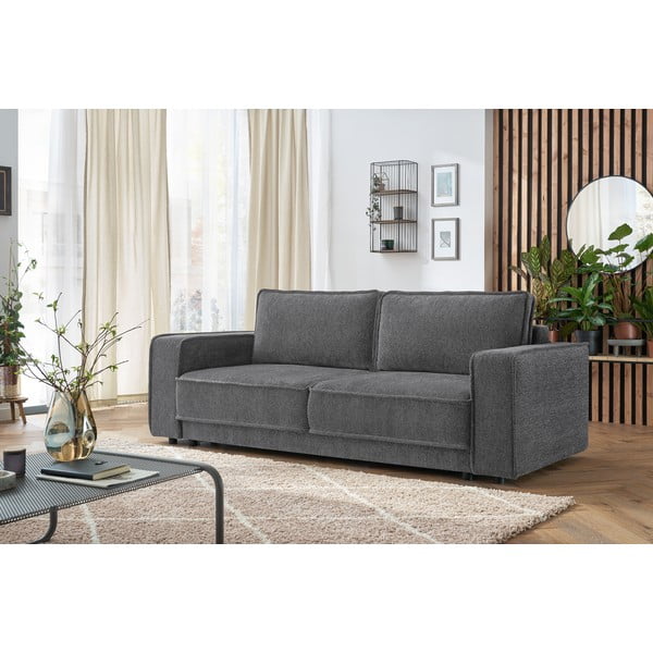 Ciemnoszara sofa rozkładana Emile – Bobochic Paris-image-4