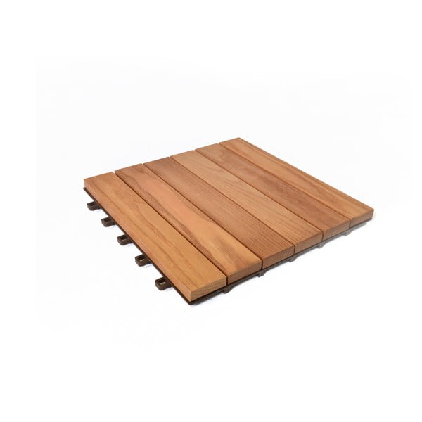 Płytki podłogowe z drewna jesionowego zestaw 6 szt. Rojaplast – Thermowood-image-3