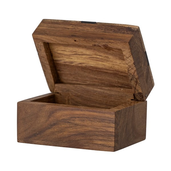 Brązowy drewniany pojemnik dekoracyjny 6,5x4,5x4 cm Cemile – Bloomingville-image-2