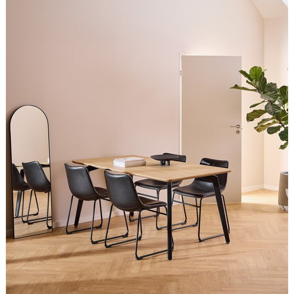 Stół z blatem w dekorze dębu 90x160 cm Cadiz – Actona-image-1