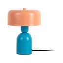 Niebieska/pomarańczowa lampa stołowa (wysokość 24 cm) Double Funky – Leitmotiv