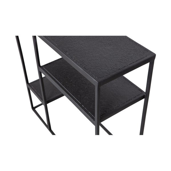 Czarny metalowy regał WOOOD Febe-image-2