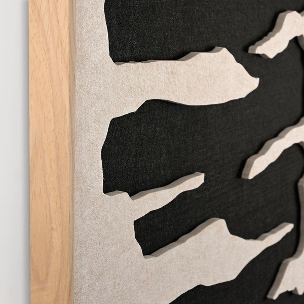 Obraz 3D z ramą w zestawie/akustyczny 90x120 cm Frequency 2 – Malerifabrikken-image-3