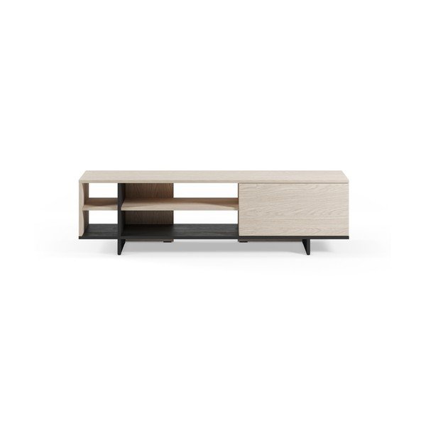 Czarna szafka pod TV 160x44x36 cm Cequoia – Marckeric