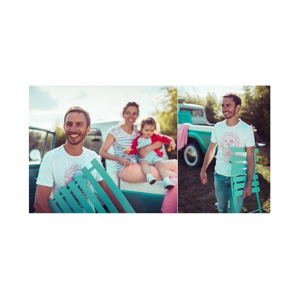 Zestaw 2 jasnobeżowych składanych krzeseł ogrodowych Fermob Bistro-image-3