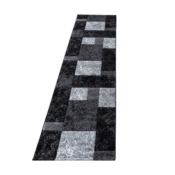 Ciemnoszary chodnik 80x300 cm Hawaii – Ayyildiz Carpets