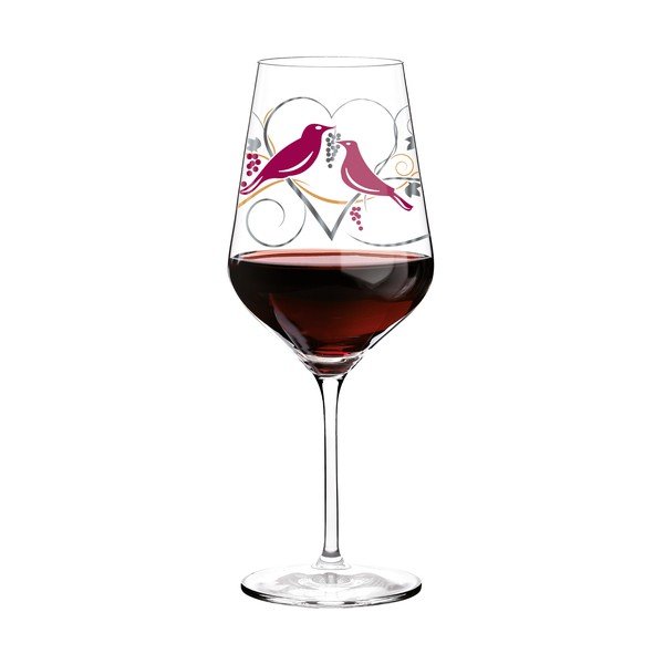 Kieliszek ze szkła kryształowego do czerwonego wina Ritzenhoff Anisa Mendil, 580 ml