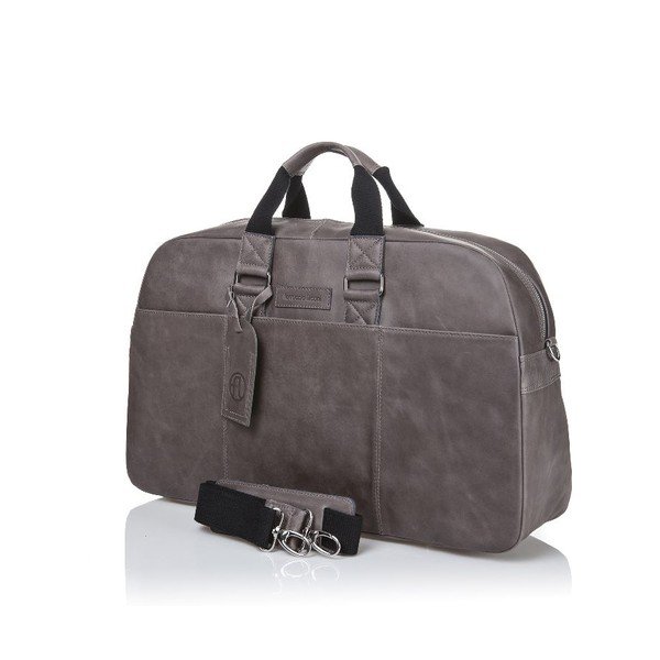 Męska torba skórzana Ferruccio Laconi 101 Grey-image-2