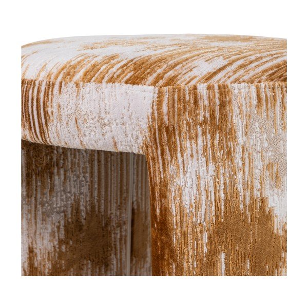 Brązowy tapicerowany stołek Charlie – WOOOD-image-4