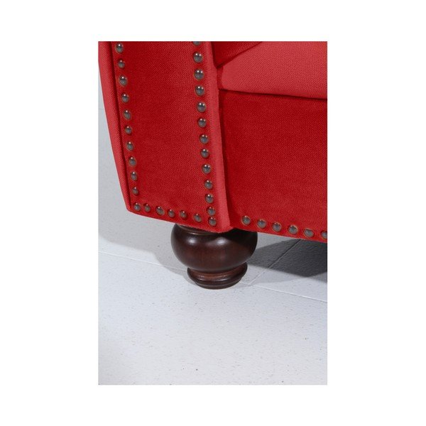 Czerwony fotel Max Winzer Orleans Velvet-image-4