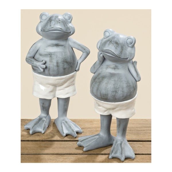 Zestaw 2 figurek dekoracyjnych Boltze Frog Family