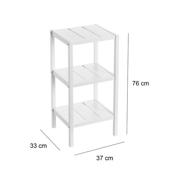 Biały regał 37x76 cm – Casa Selección-image-3