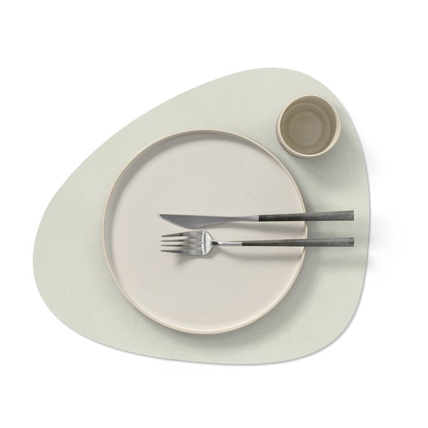 Mata stołowa ze skóry ekologicznej 37x44 cm Curve L Nupo – LIND DNA-image-1