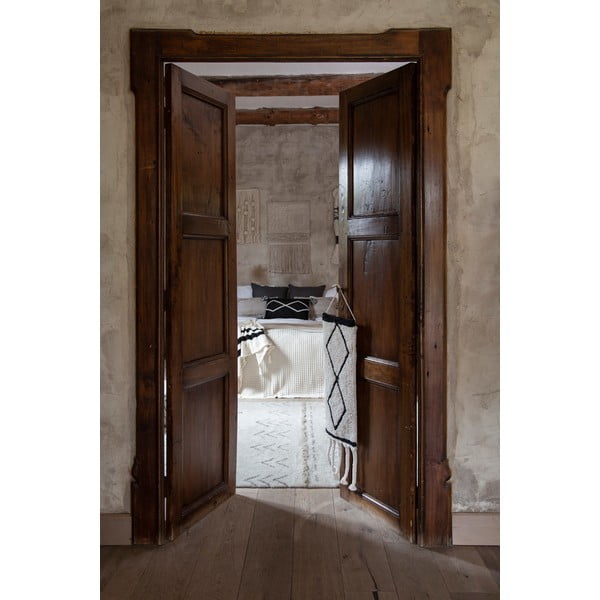 Kremowy wełniany dywan tkany ręcznie odpowiedni do prania 140x200 cm Lakota Day – Lorena Canals-image-4