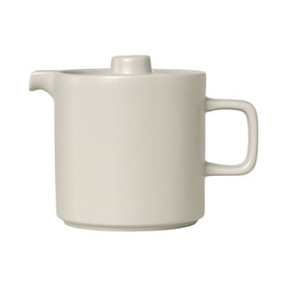 Biały ceramiczny dzbanek do herbaty Blomus Pilar, 1 l
