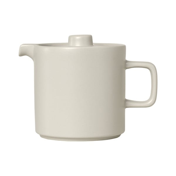 Biały ceramiczny dzbanek do herbaty Blomus Pilar, 1 l