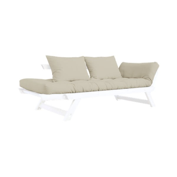 Sofa rozkładana Karup Design Bebop White/Beige-image-3