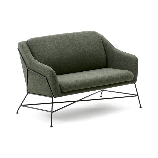 Zielona sofa 128 cm Brida – Kave Home-image-2