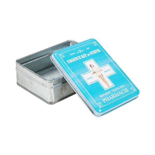 Niebieska apteczka metalowa-image-1