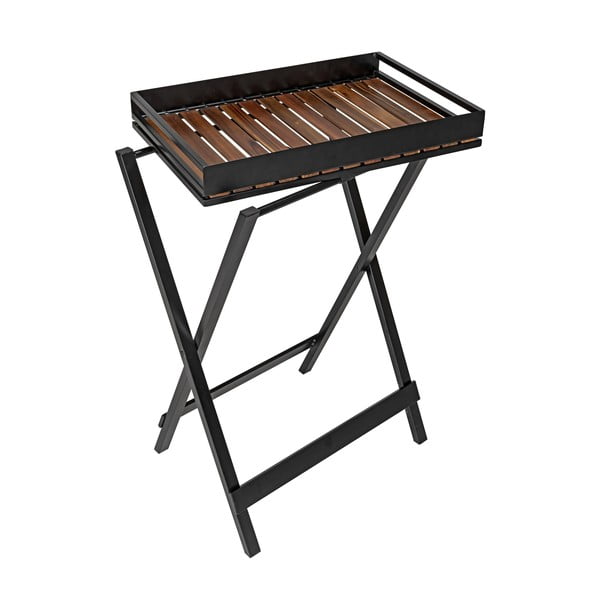 Stolik z blatem z drewna akacjowego 42x60 cm Taba – Wenko-image-3