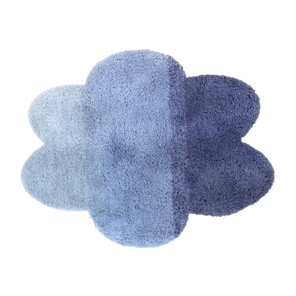 Niebieski dywan w kształcie chmurki Art For Kids, 100x130 cm