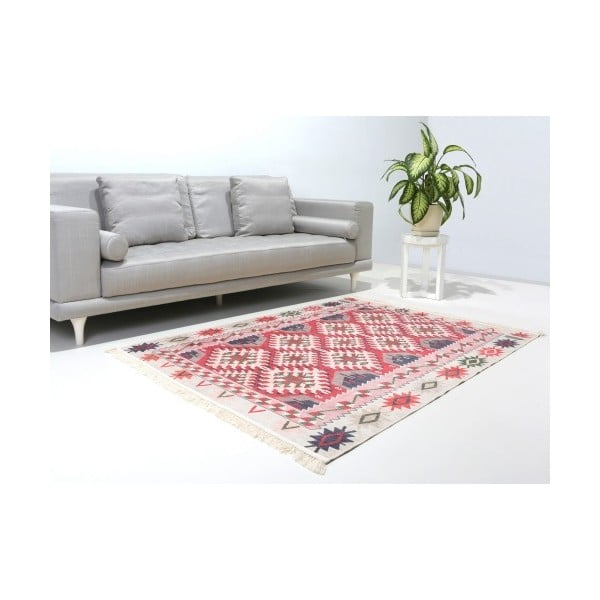 Czerwono-biały dywan Homemania Anatolia, 160x230 cm
