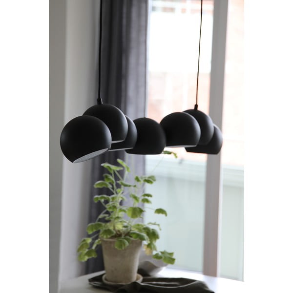 Czarna lampa wisząca z metalowym kloszem Cupolo – Markslöjd-image-2